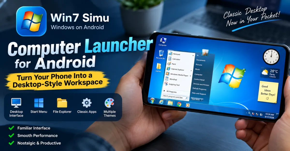 Computer Launcher for Android: Desktop-Style Workspace
