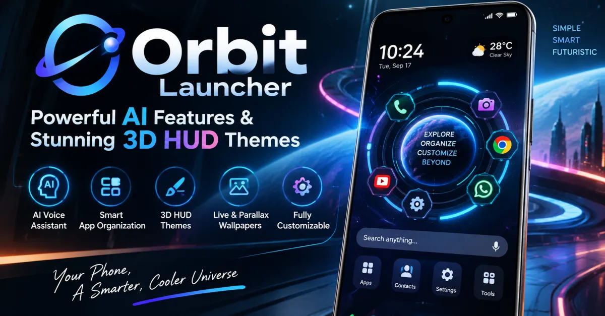 Orbit Launcher: Powerful AI Features & 3D HUD Themes